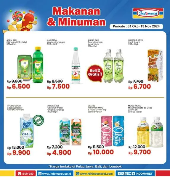 Promo Indomaret Super Hemat Periode 31 Oktober-13 November 2024