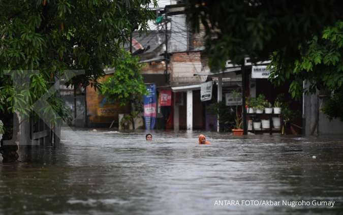 Ini lokasi yang masih tergenang banjir di Jakarta hingga Senin Pagi