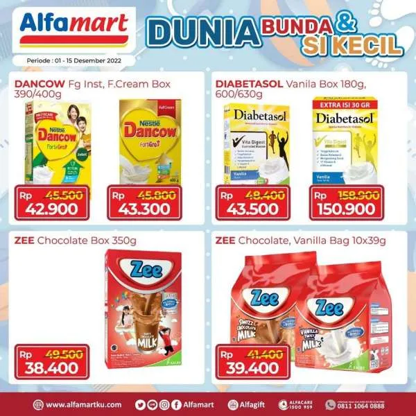 Promo Alfamart Dunia Bunda & Si Kecil Periode 1-15 Desember 2022