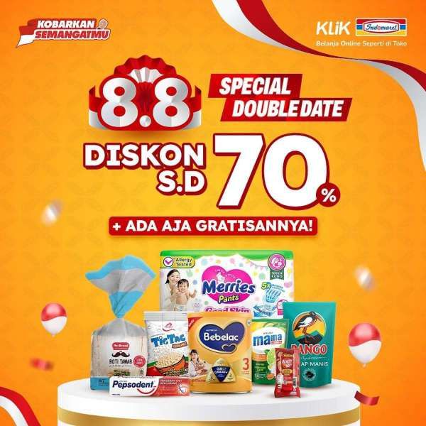 Promo 8.8 di Indomaret 8 Agustus 2024