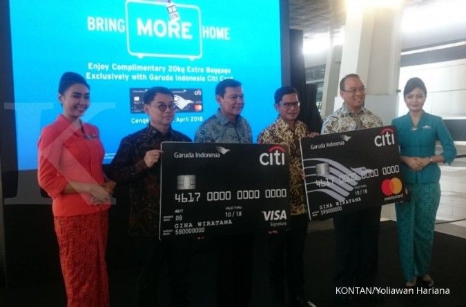 Kartu kredit Citibank bidik segmen traveling bersama Garuda Indonesia