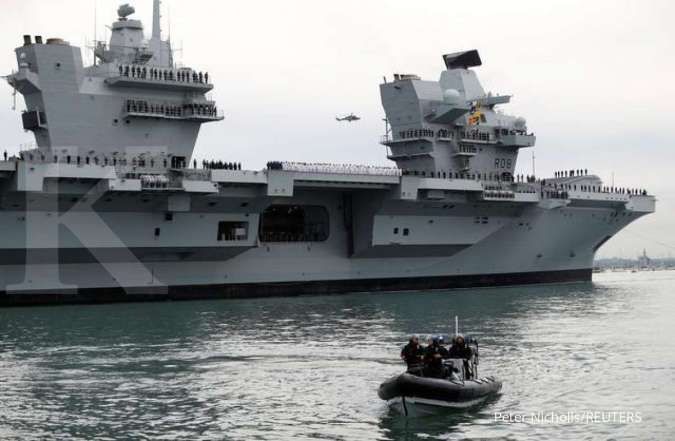 Lakukan misi tempur pertama, kapal induk baru Inggris serbu kelompok ISIS
