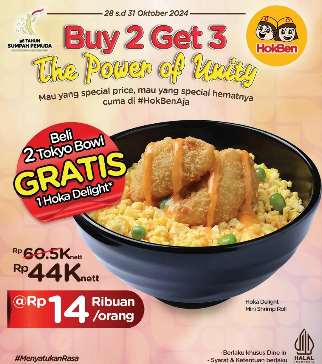 Promo Hokben Sumpah Pemuda