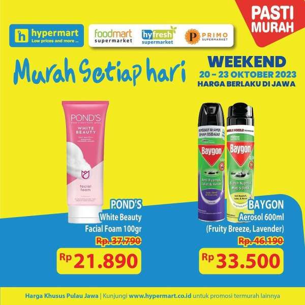 Promo JSM Hypermart Terbaru 20-23 Oktober 2023, Hyper Diskon Weekend 4 Hari