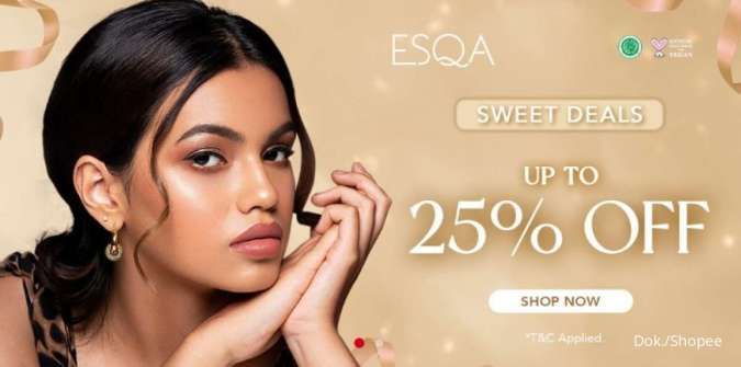 Promo ESQA Sweet Deals, Aneka Makeup Best Seller Diskon up to 25% Off