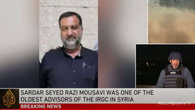 Serangan Udara Israel ke Suriah, Tewaskan Jenderal Senior Pasukan Garda Revolusi Iran