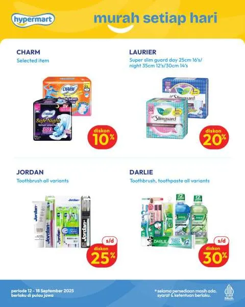 Promo JSM Hypermart Hyper Diskon Weekend Periode 12-15 September 2025