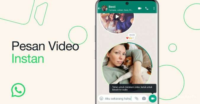 Cara Mengirim Pesan Video WhatsApp di HP Android dan iPhone, Tinggal Tekan Tombol ini