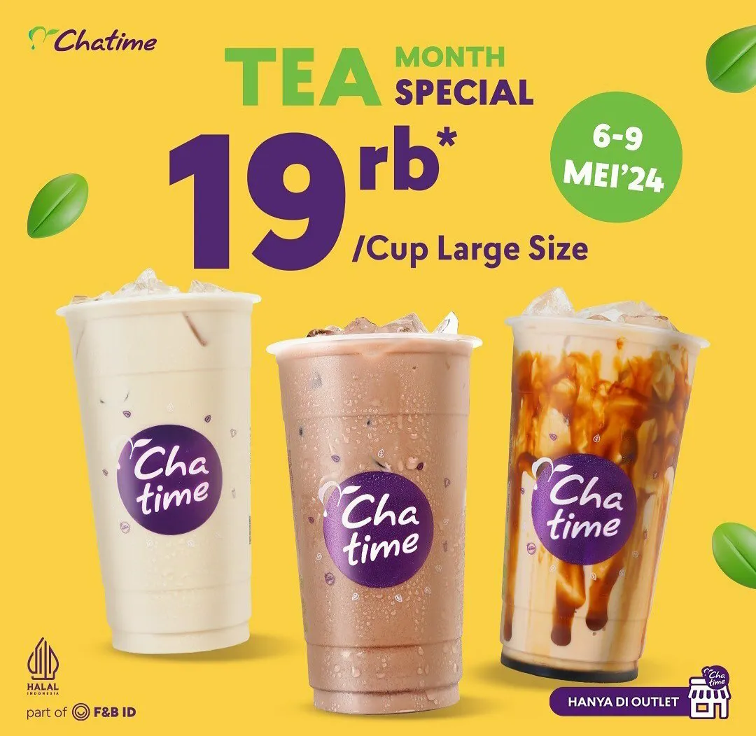 Promo chatime tea month special