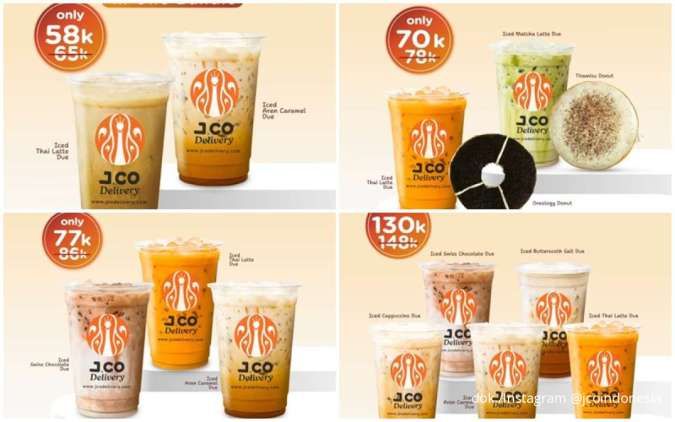 Promo Bundling J.CO Hemat Maksimal Minuman Favorit, Jangan Sampai Lewat