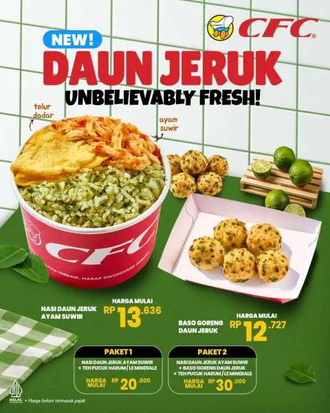 Menu Baru CFC Daun Jeruk
