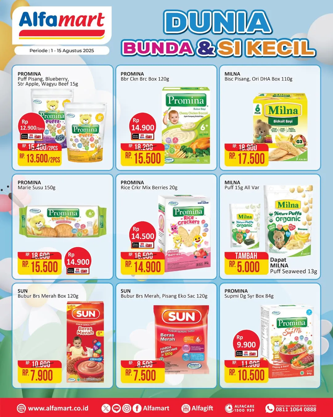 Promo Alfamart Dunia Bunda & Si Kecil Periode 1-15 Agustus 2025