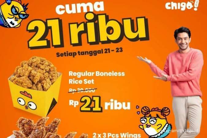 Promo Chigo 21-23 Juni 2022, Paket Super Irit 21 Chigo Diskon Serba Rp 21.000
