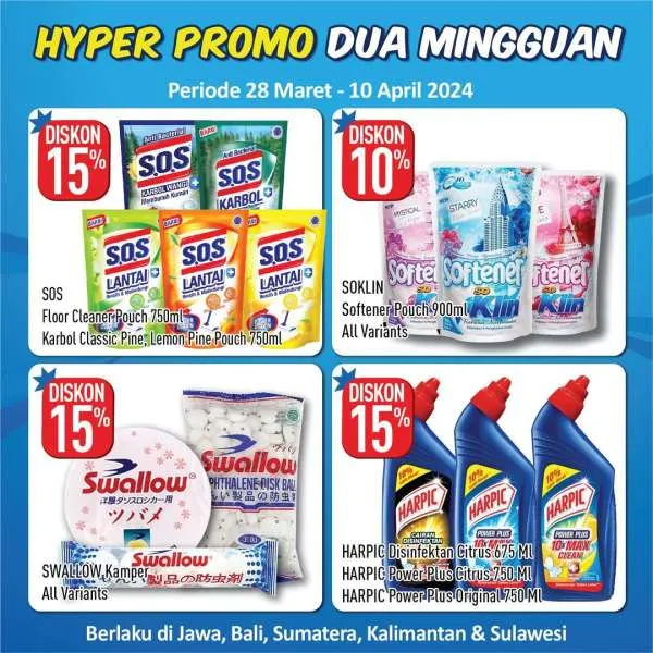 Promo Hypermart Dua Mingguan Periode 28 Maret-10 April 2024