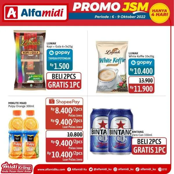 Promo JSM Alfamidi Periode 6-9 Oktober 2022