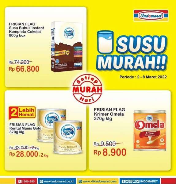 Promo Indomaret Super Hemat Mingguan Terbaru di 2-8 Maret 2022