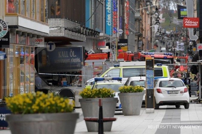 Serangan Stockholm: Empat tewas, dua ditahan 