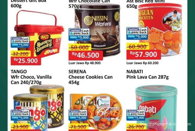 Promo JSM Alfamart Sambut Ramadan, Tango dan Nissin Cashback Rp 5.000 dengan Gopay