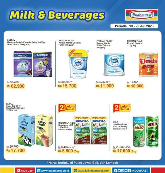 Katalog Harga Promo Indomaret 19-25 Juli 2023, Super Hemat Mingguan Terbaru