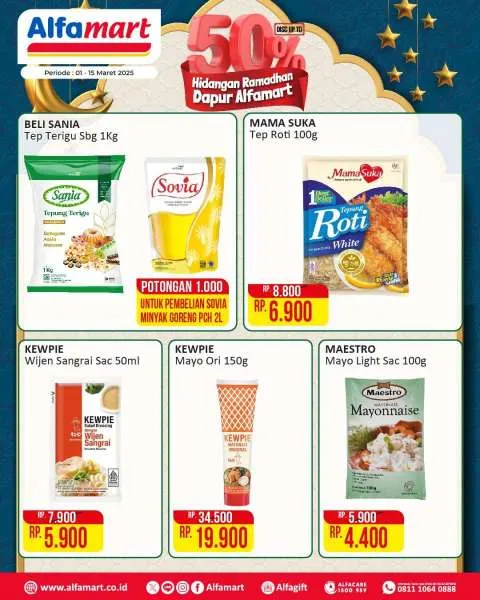 Promo Alfamart Kebutuhan Dapur Periode 1-15 Maret 2025
