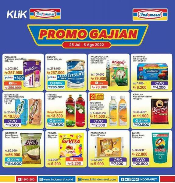 Promo Gantung (Gajian Untung) Indomaret di Akhir Bulan Juli 2022