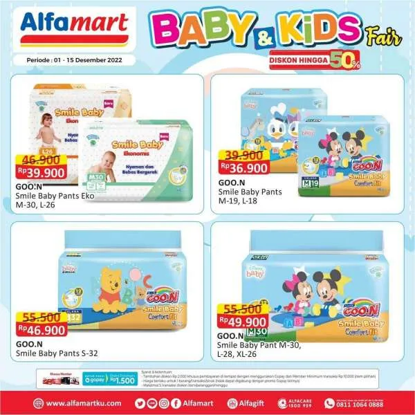 Promo Alfamart Baby & Kids Fair Periode 1-15 Desember 2022
