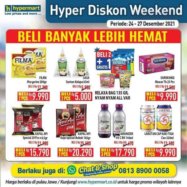 Manfaatkan Promo Hypermart (25/12) untuk Belanja Hemat di Akhir Pekan Ini