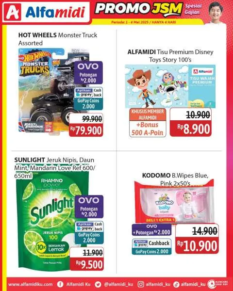 Promo JSM Alfamidi Spesial Gajian Periode 1-4 Mei 2025