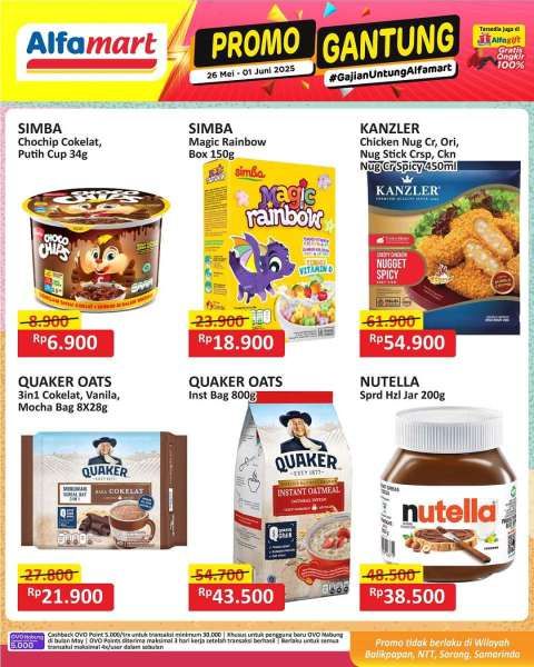Promo Alfamart Gantung 26 Mei-1 Juni 2025