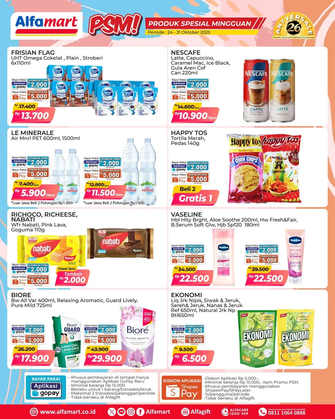 Promo PSM Alfamart Periode 24-31 Oktober 2025