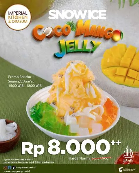 Promo Snow Ice Coco Mango Jelly di Imperial Kitchen