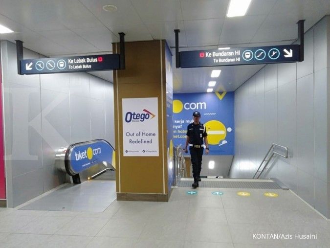 Spot iklan di MRT Jakarta sudah penuh setahun ke depan