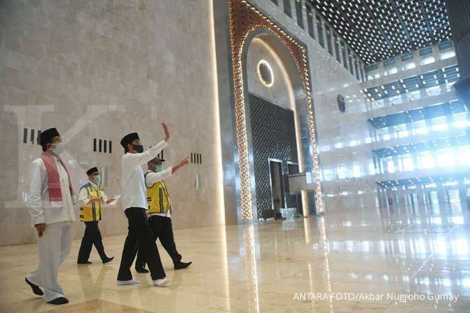 Renovasi Istiqlal selesai Juli, Jokowi: Belum tentu langsung dibuka untuk ibadah