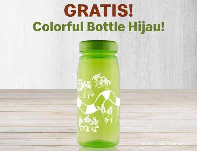 Promo McD Terbaru September-Oktober, Gratis Botol McD Tiap Beli Paket Burger