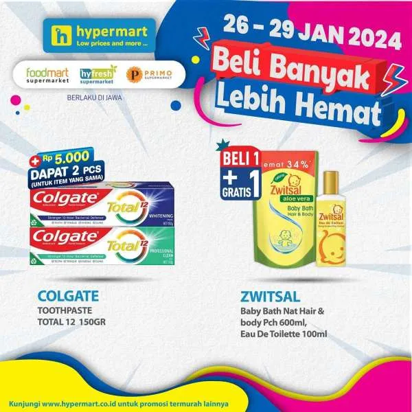 Promo Hypermart Beli Banyak Lebih Hemat Periode 26-29 Januari 2024