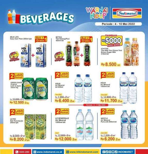 Promo Indomaret Super Hemat Mingguan Mulai 4-10 Mei 2022