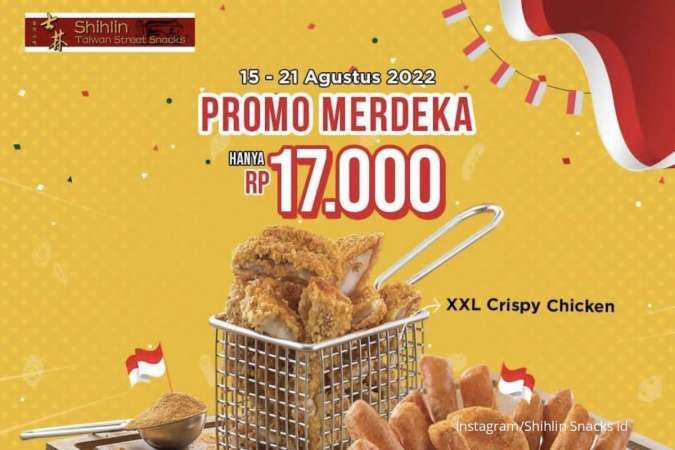 Promo Shihlin Merdeka 15-21 Agustus 2022, Menu-Menu Pilihan Diskon Hanya Rp 17.000
