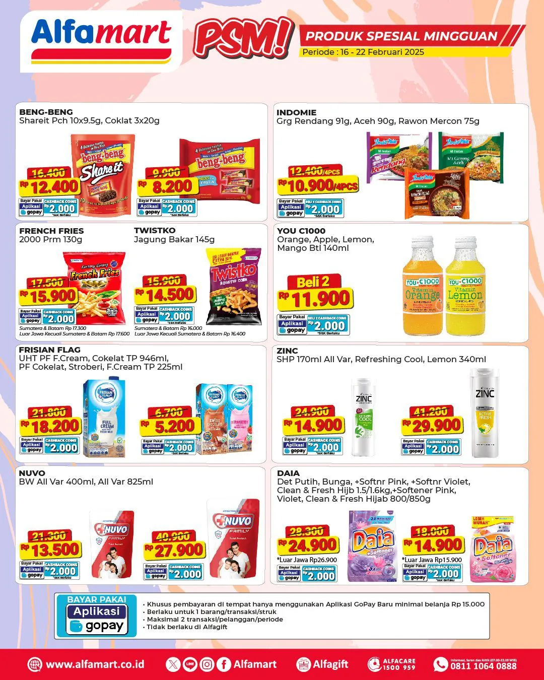 Promo PSM Alfamart Periode 16-22 Februari 2025