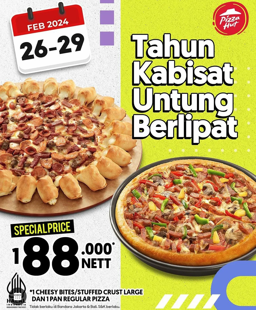 Promo Pizza Hut Tahun Kabisat 2024