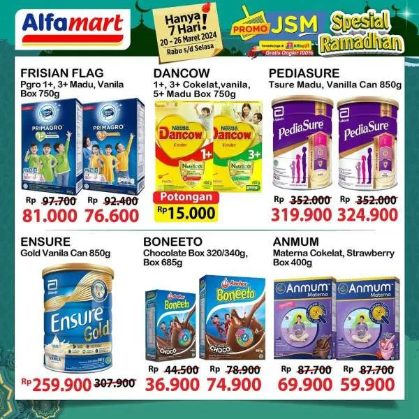 Promo JSM Alfamart Hanya 7 Hari Periode 20-26 Maret 2024