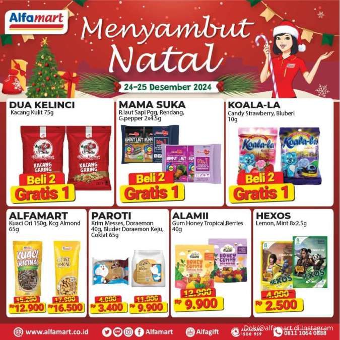 Promo Alfamart Sambut Natal 24-25 Desember 2024