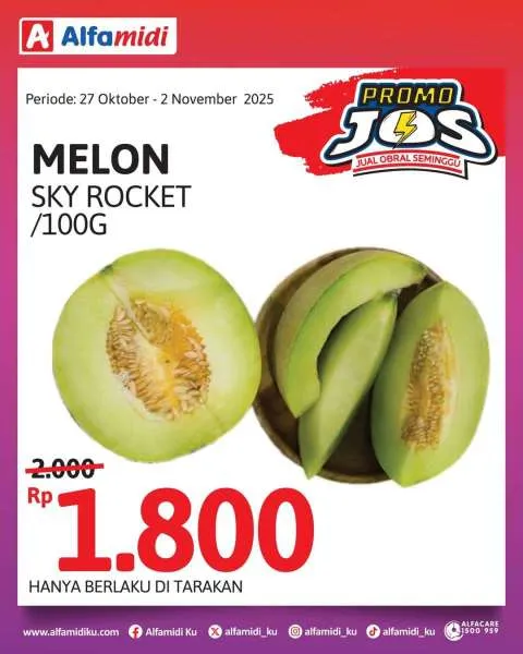 Promo JOS Alfamidi Periode 27 Oktober-2 November 2025