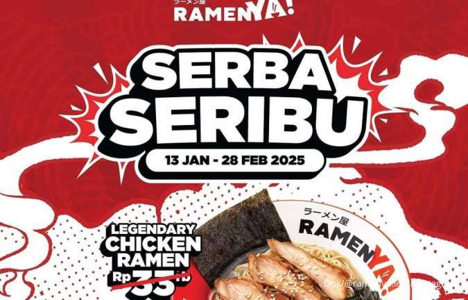 Promo ShopeePay Rp 1.000 di Ramen Ya, Nikmati Legendary Chicken Ramen Harga Spesial