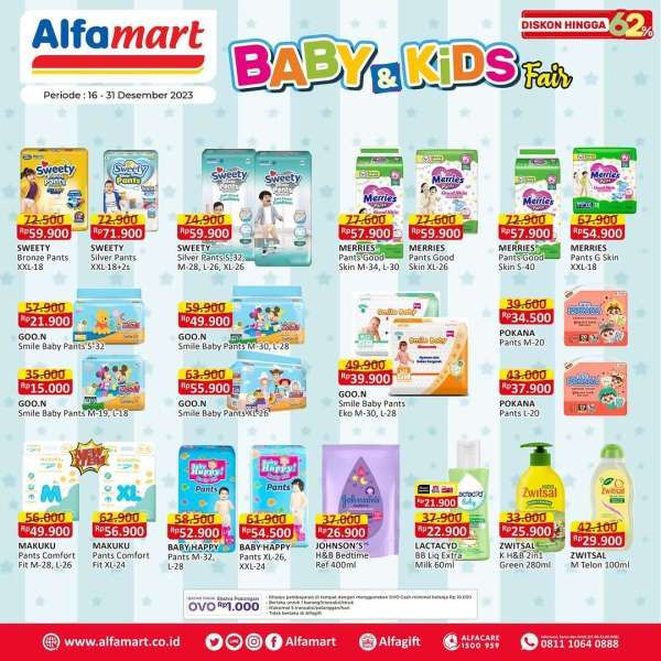 Promo Alfamart Terbaru 16-31 Desember 2023, Baby and Kids Fair