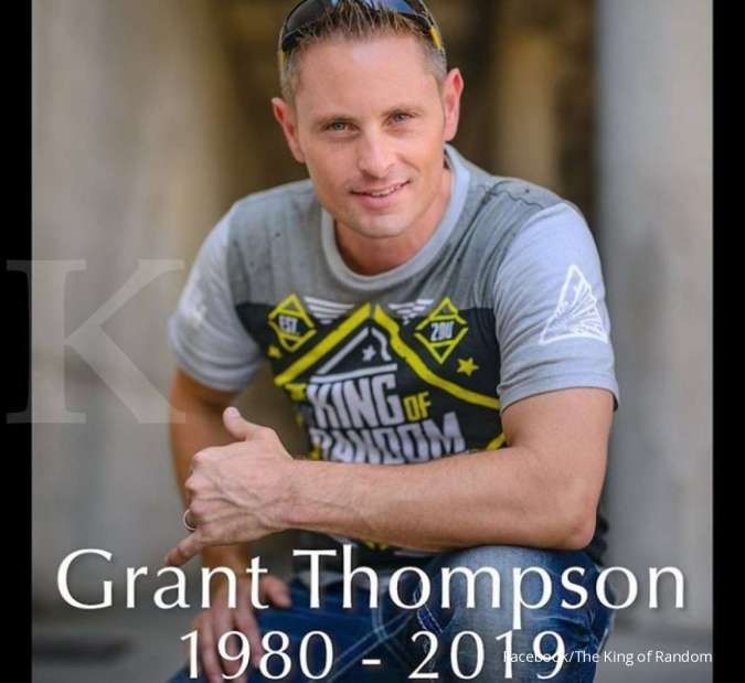 Grant Thompson, The King of Random meninggal dunia dalam kecelakaan paralayang