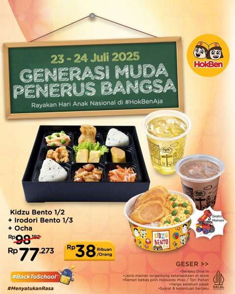 Promo HokBen Hari Anak Nasional 23-24 Juli 2025