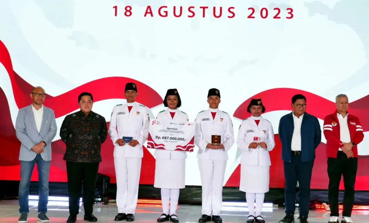 Respek, Bank Mandiri Group Berikan Apresiasi buat Anggota Paskibraka Tingkat Pusat