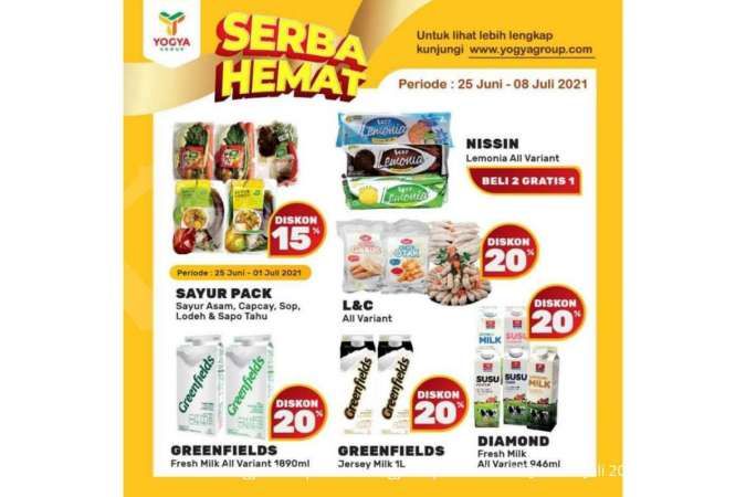 Promo Yogya Supermarket hari ini 1 Juli 2021, cek penawaran diskonnya!