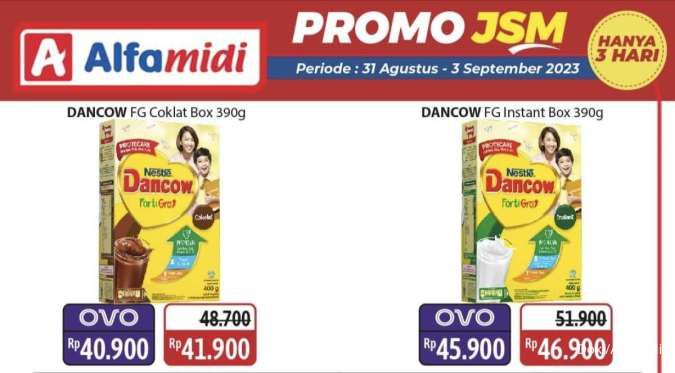 Katalog Promo JSM Alfamidi Hanya 4 Hari Periode 31 Agustus-3 September 2023