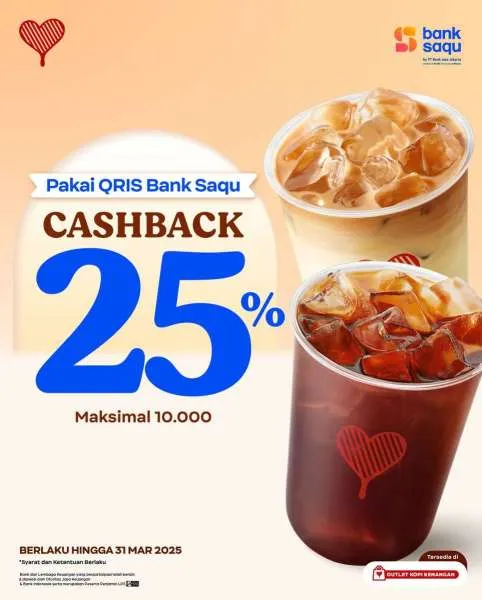 Promo Kopi Kenangan Bank Saqu